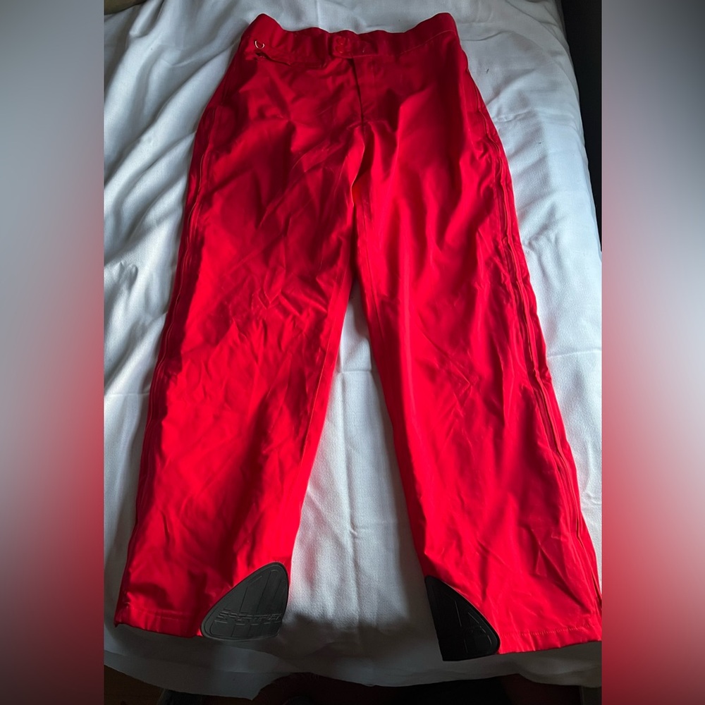 Vintage Red Gore-Tex Sportip USA Snow Pants Ski Pants Size 36